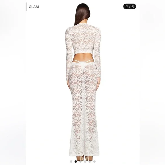 IAMGIA AMBROZIA DRESS IN WHITE - Picture 3 of 5